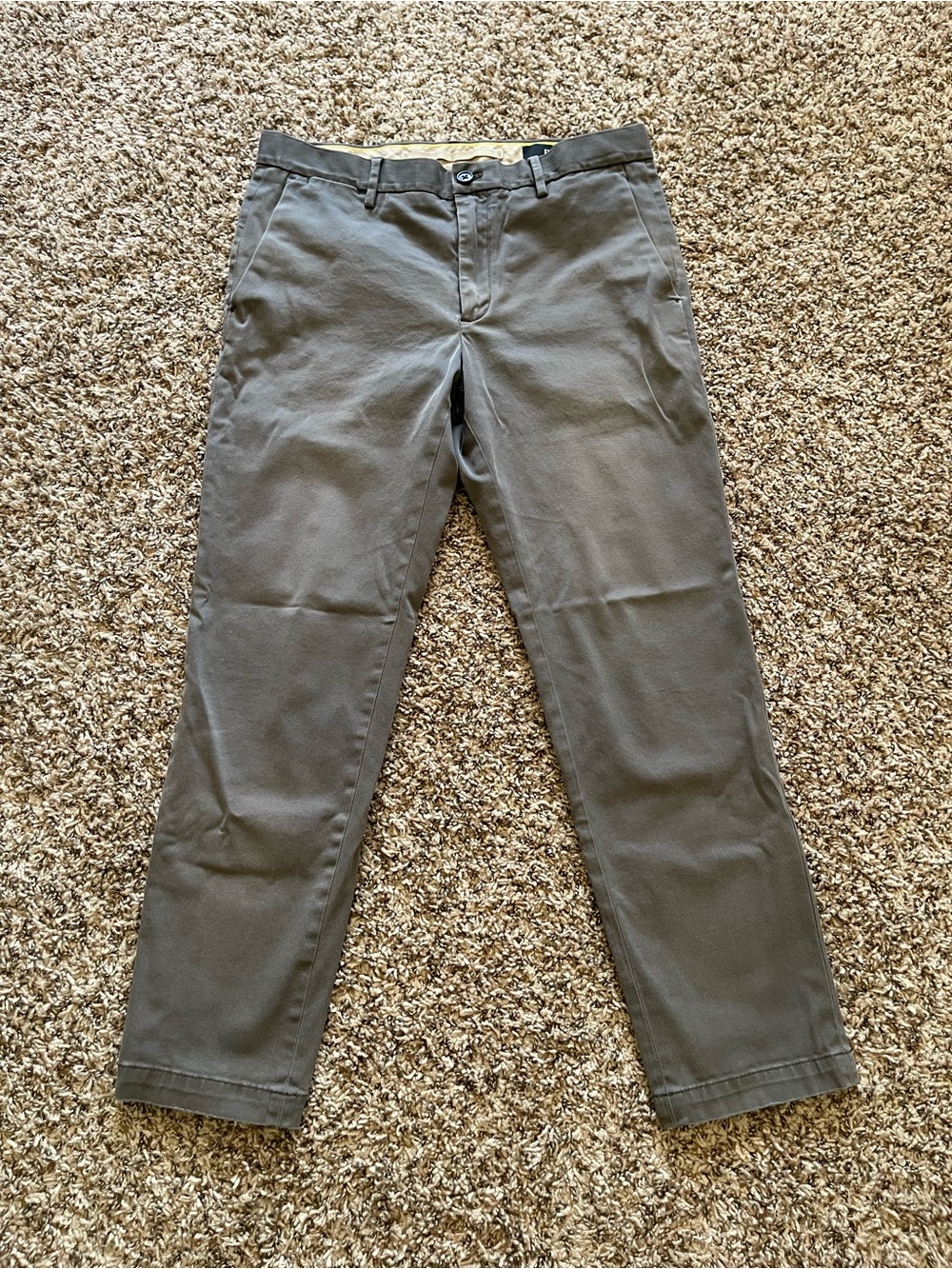 Banana Republic‎ Men’s 32x30 Slim Rapid Movement Chino Pants Gray Stretch Work
